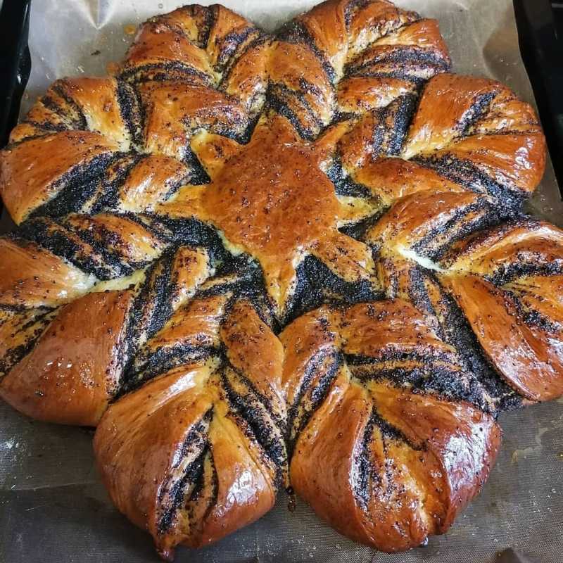 Пирог домашний с маком