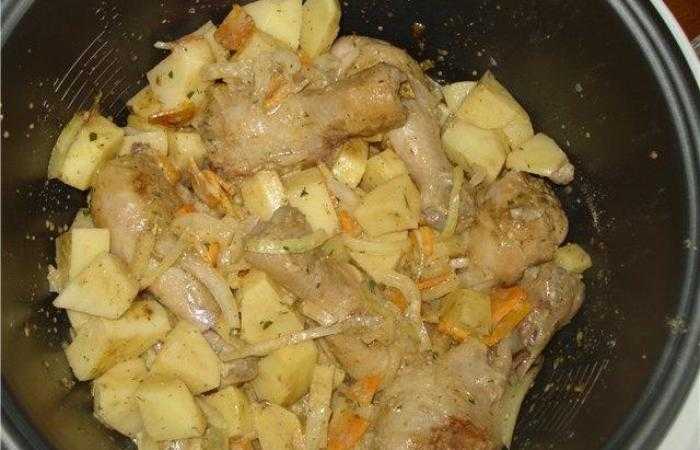 Курица с картошкой в мультиварке — лучшие рецепты. как правильно и вкусно приготовить в мультиварке курицу с картошкой.