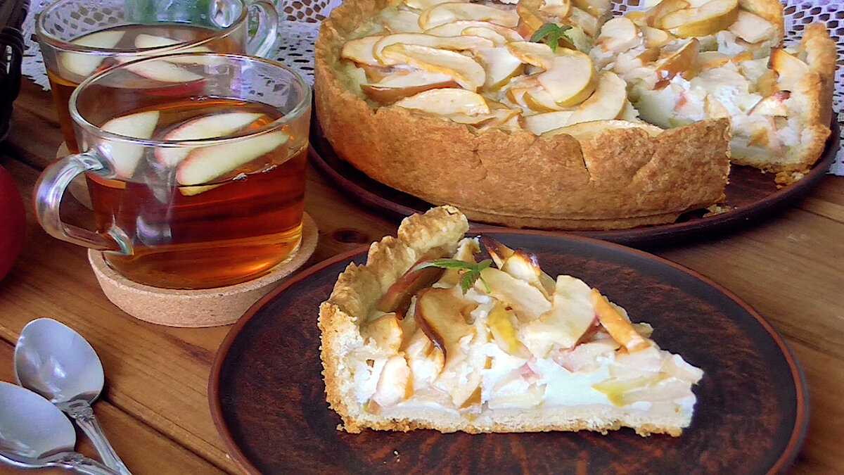 Цветаевский яблочный пирог — классический рецепт