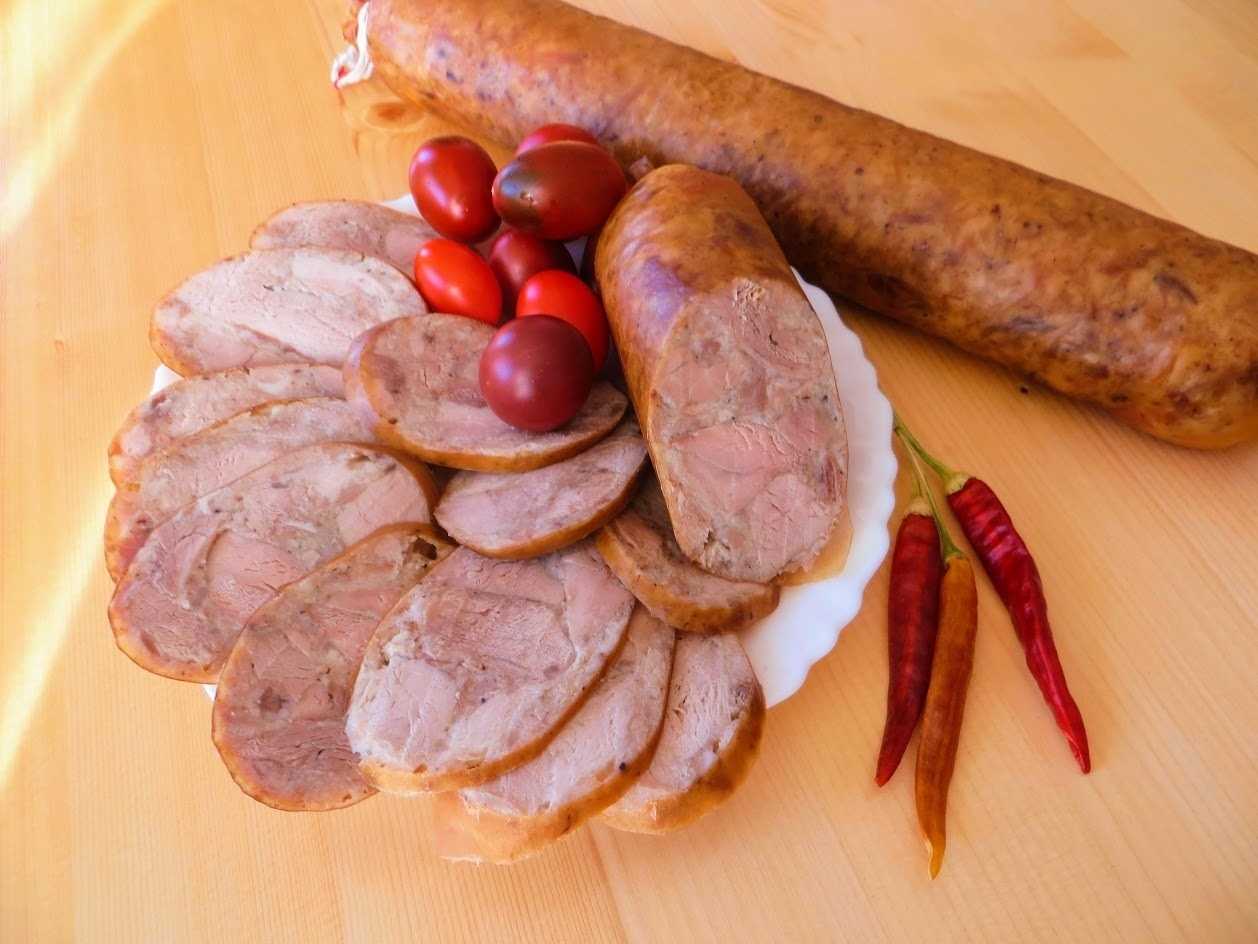 Украинская колбаса из свинины