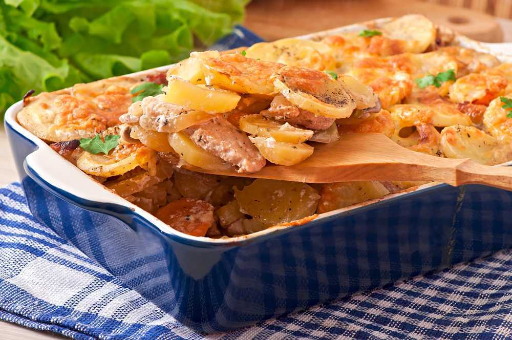 Свинина в духовке с картошкой