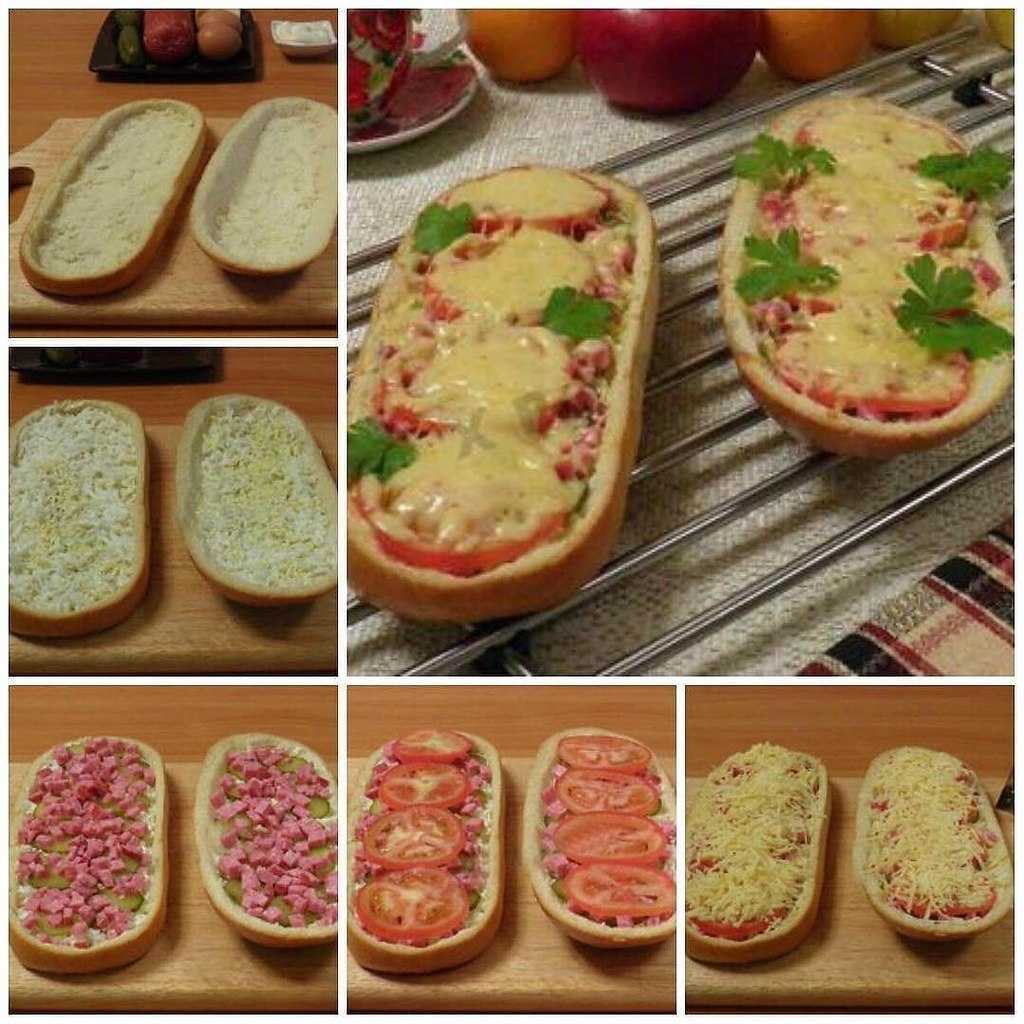 Мини пицца на батоне в духовке – вкуснейший завтрак для всей семьи